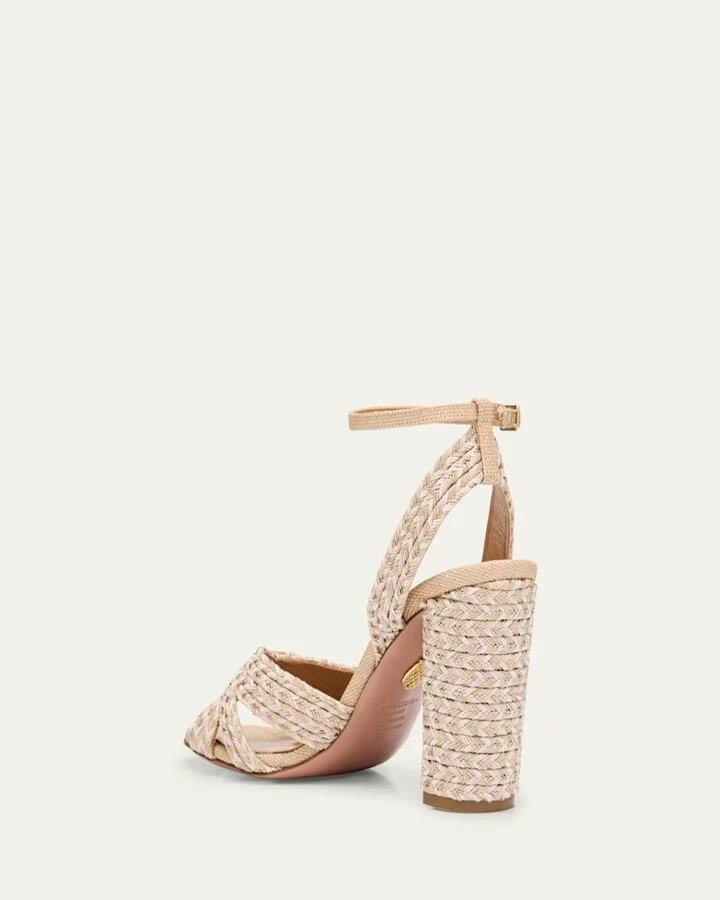 Sundance Woven Ankle-Strap Sandals - Image 2