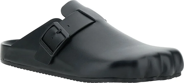 'sunday' Black Mules With Five Finger Shape At Toe In Matte Leather Man - Image 2