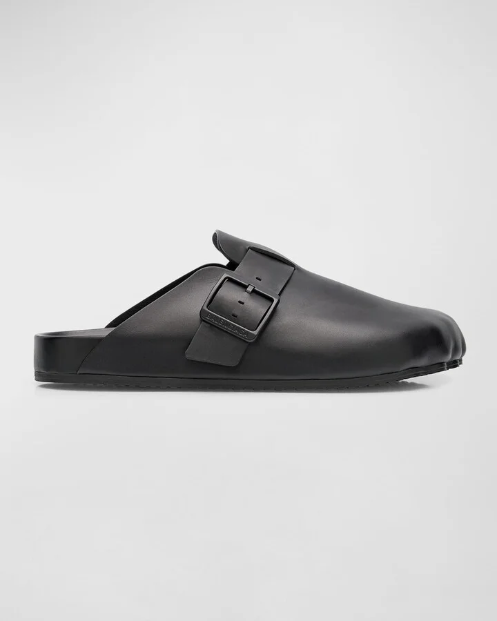 Sunday Calfskin Buckle Mules