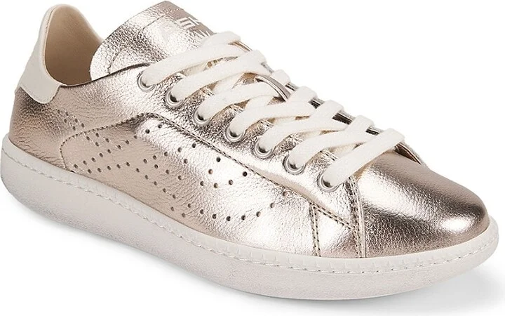 Sunday Metallic Leather Sneakers - Image 2