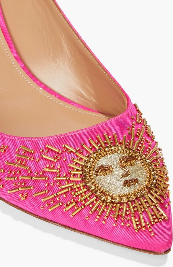 Sunlight 45 embellished moire pumps - Image 4