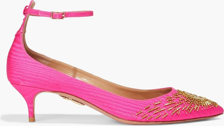 Sunlight 45 embellished moire pumps