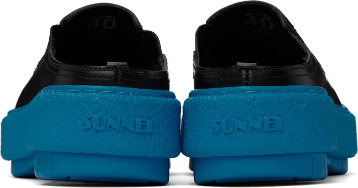 SUNNEI Black Cemento Mules - Image 2