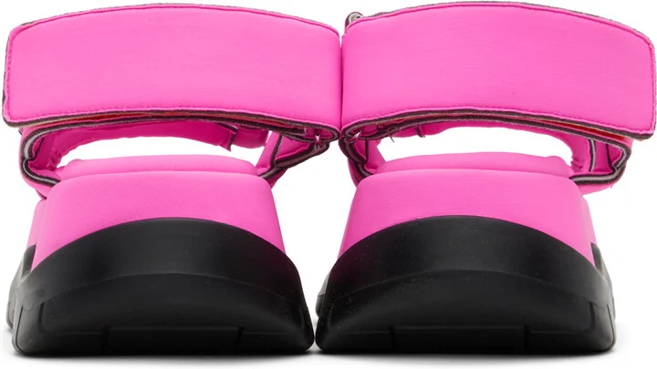 SUNNEI SSENSE Exclusive Pink Low Platform Sandals - Image 2