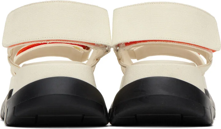 SUNNEI SSENSE Exclusive White Platform Sandals - Image 2