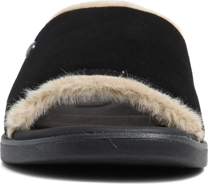 Sunny Arrianah Cozy Faux Shearling Lined Slide Sandal - Image 2