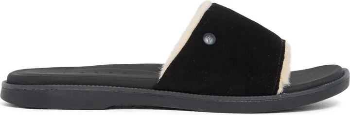 Sunny Arrianah Cozy Faux Shearling Lined Slide Sandal - Image 3