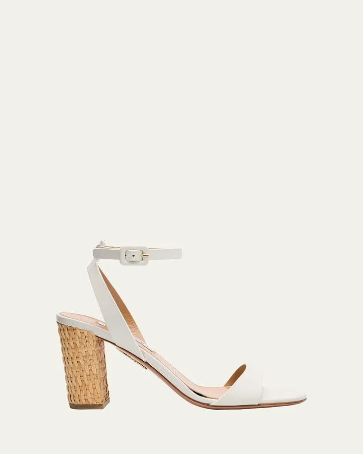 Sunseeker Leather Ankle-Strap Sandals