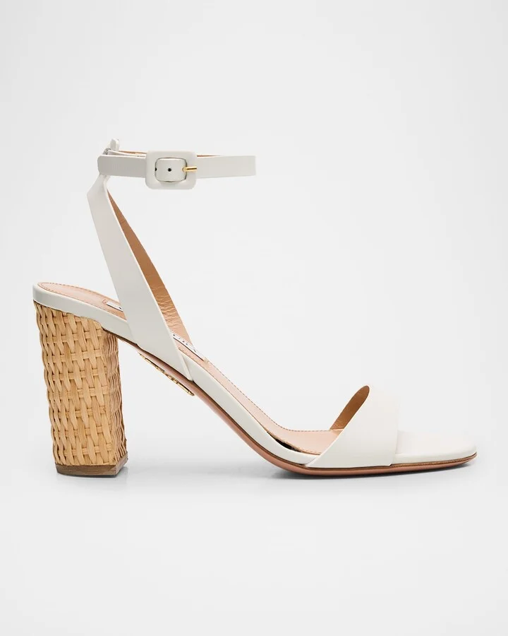 Sunseeker Leather Ankle-Strap Sandals