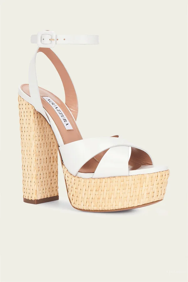 Sunseeker Sandal Plateau 140 in White - Image 2