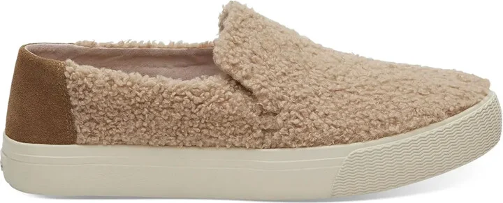 Sunset shearling slip-on sneakers