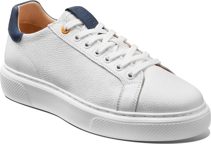 White/ Blue Leather