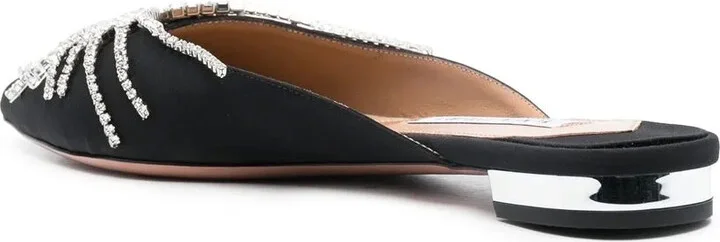Sunshine crystal-embellished flat mules - Image 3