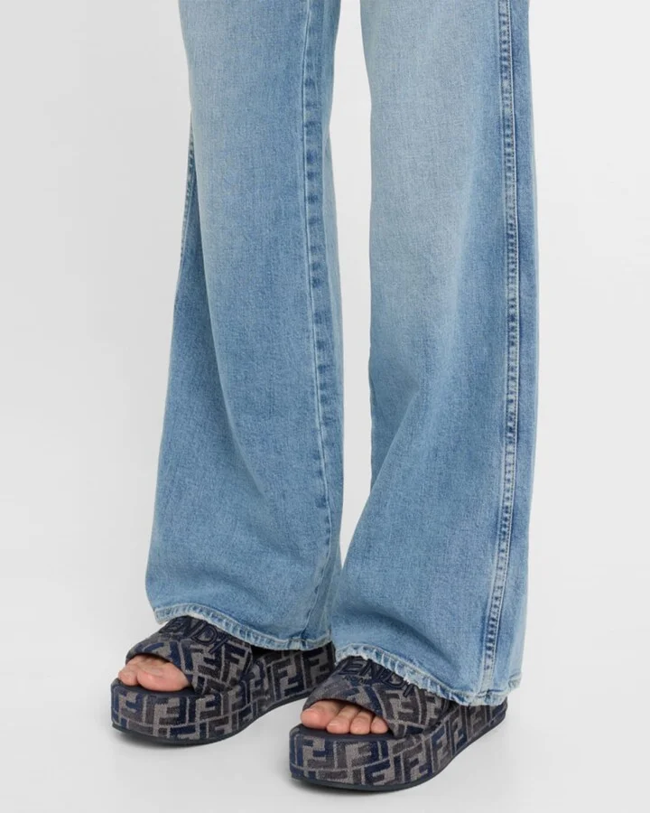 Sunshine FF Chenille Jacquard Platform Sandals - Image 8