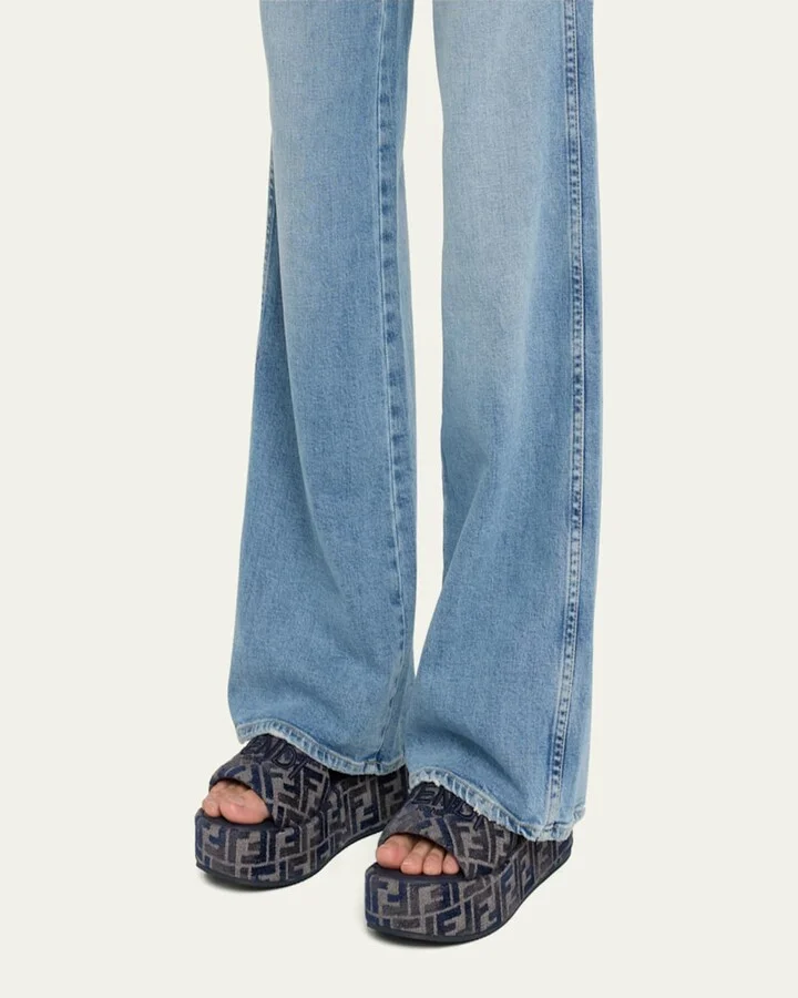 Sunshine FF Chenille Jacquard Platform Sandals - Image 9