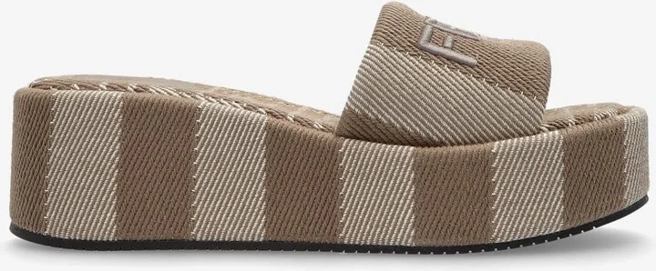 Sunshine FF Logo Wedge Sandals