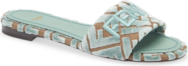 Sunshine Logo Embroidered Slide Sandal