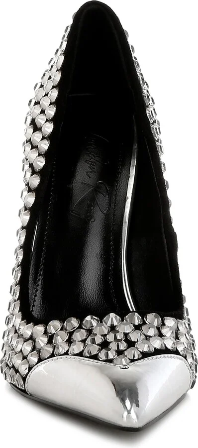 Super Fan Diamante Embellished Pump - Image 3