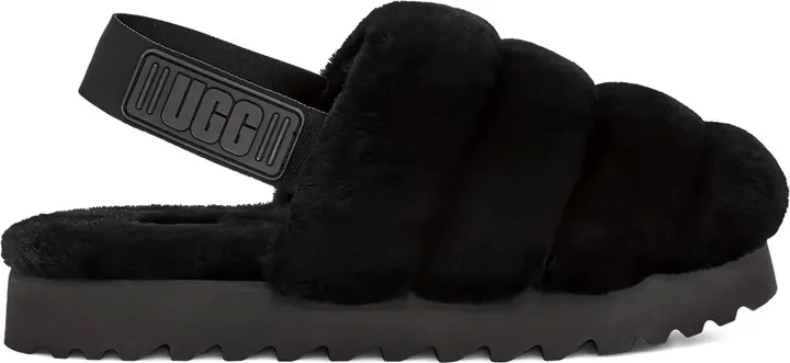Super Fluff "Black" slippers