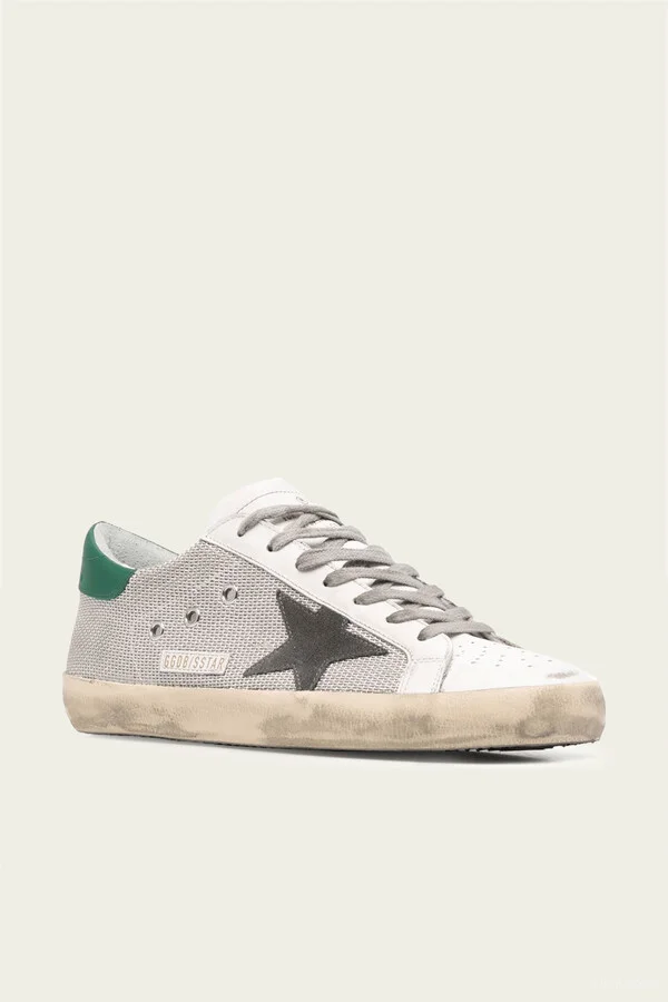 Super-Star Basalto Grey Leather Men Sneaker - Image 2