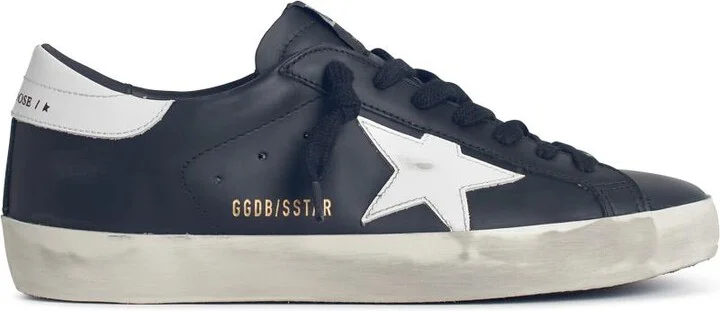 'super-star Classic' Black Leather Sneakers