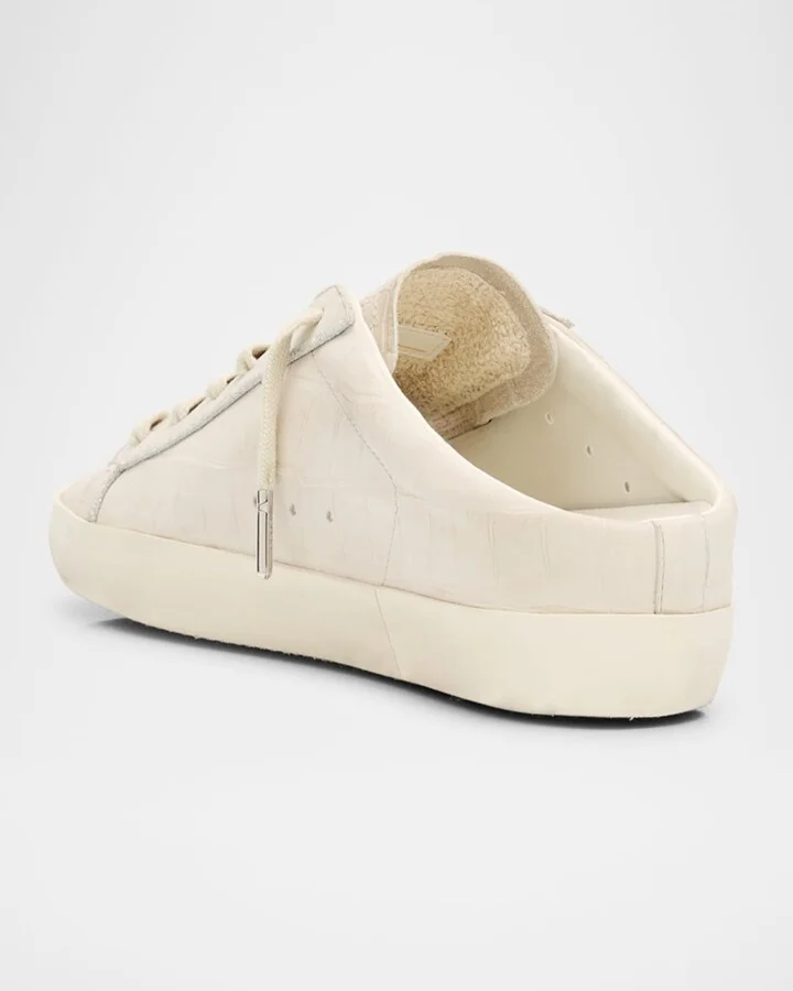 Super Star Croc-Effect Slip-On Sneakers - Image 5