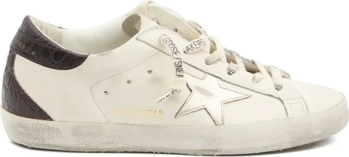 Super-Star crocodile-effect sneakers