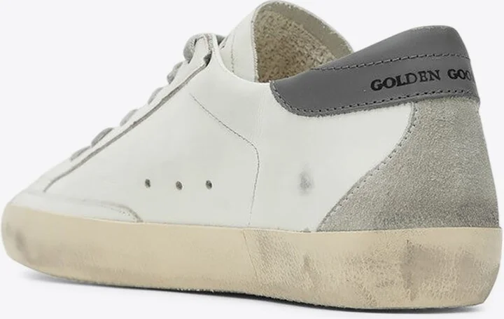 Super Star Distressed Leather Low-Top Sneakers - Image 2