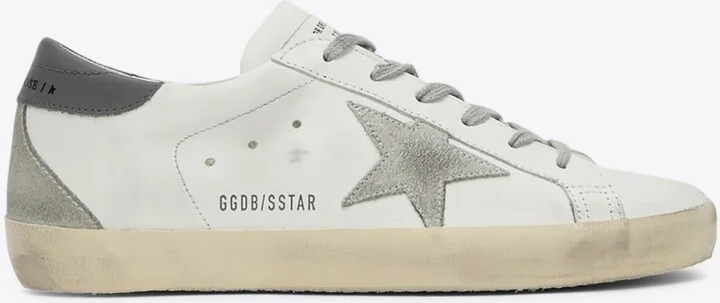 Super Star Distressed Leather Low-Top Sneakers