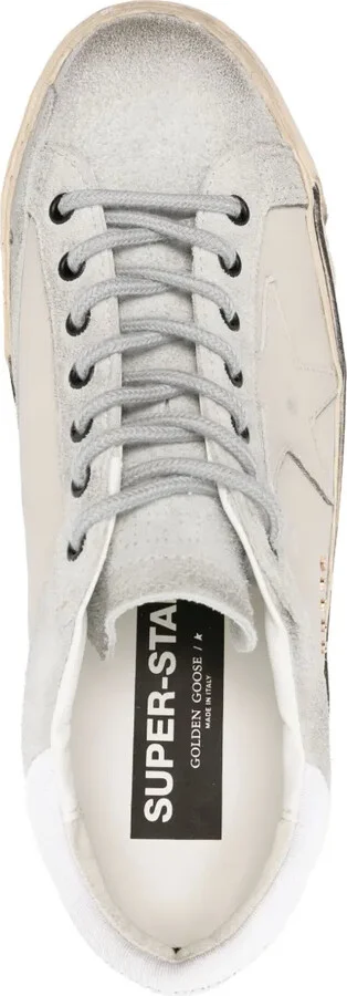 Super-Star distressed leather sneakers - Image 4