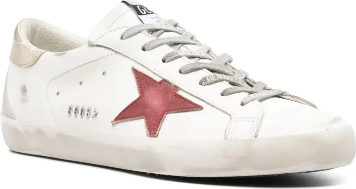 Super-Star distressed leather sneakers - Image 2