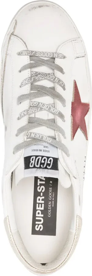 Super-Star distressed leather sneakers - Image 4