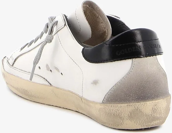 Super-Star Distressed Leather Sneakers - Image 2