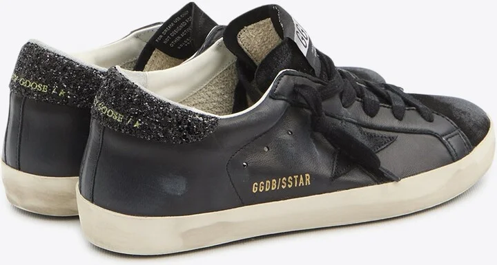 Super-Star Distressed Leather Sneakers - Image 2