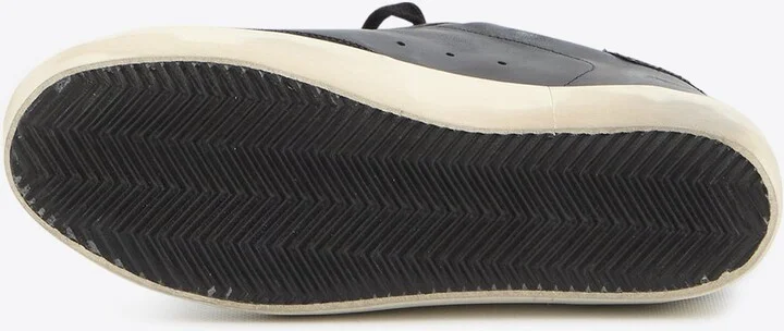 Super-Star Distressed Leather Sneakers - Image 3