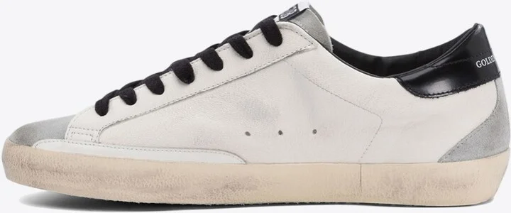 Super-Star Distressed Leather Sneakers - Image 2