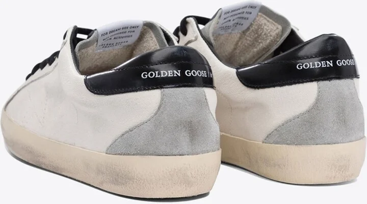 Super-Star Distressed Leather Sneakers - Image 3