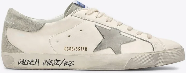 Super-Star Distressed Low-Top Sneakers