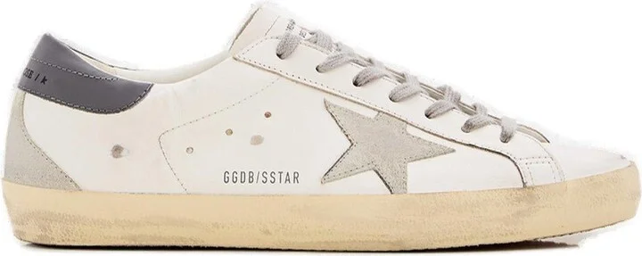 Super-star Distressed Low-top Sneakers