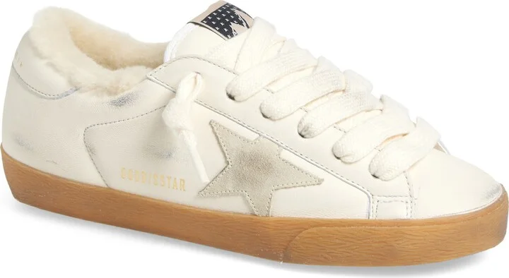 Super-Star Genuine Shearling Lined Low Top Sneaker