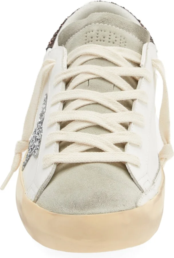 Super-Star Glitter Detail Low Top Sneaker - Image 4