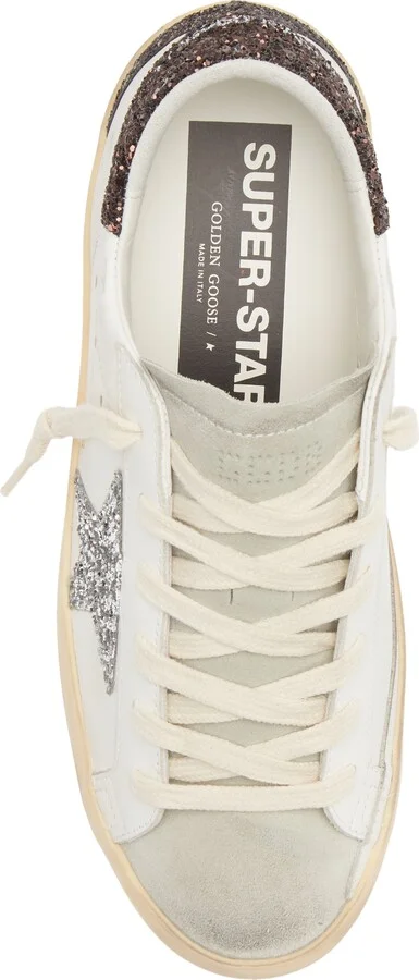 Super-Star Glitter Detail Low Top Sneaker - Image 5