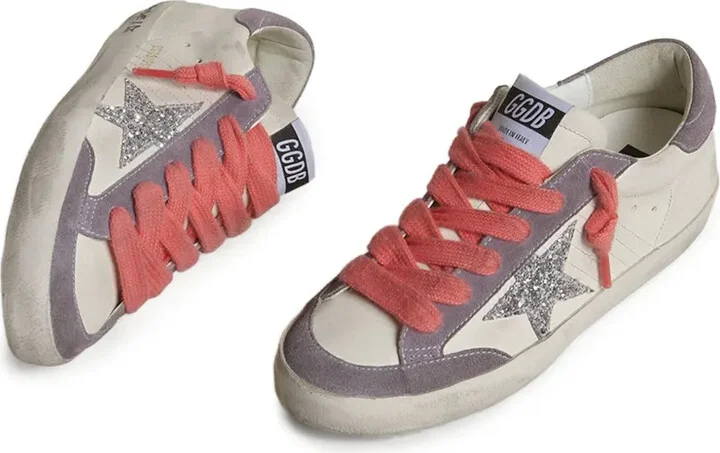 Super Star glitter-star leather sneakers - Image 2