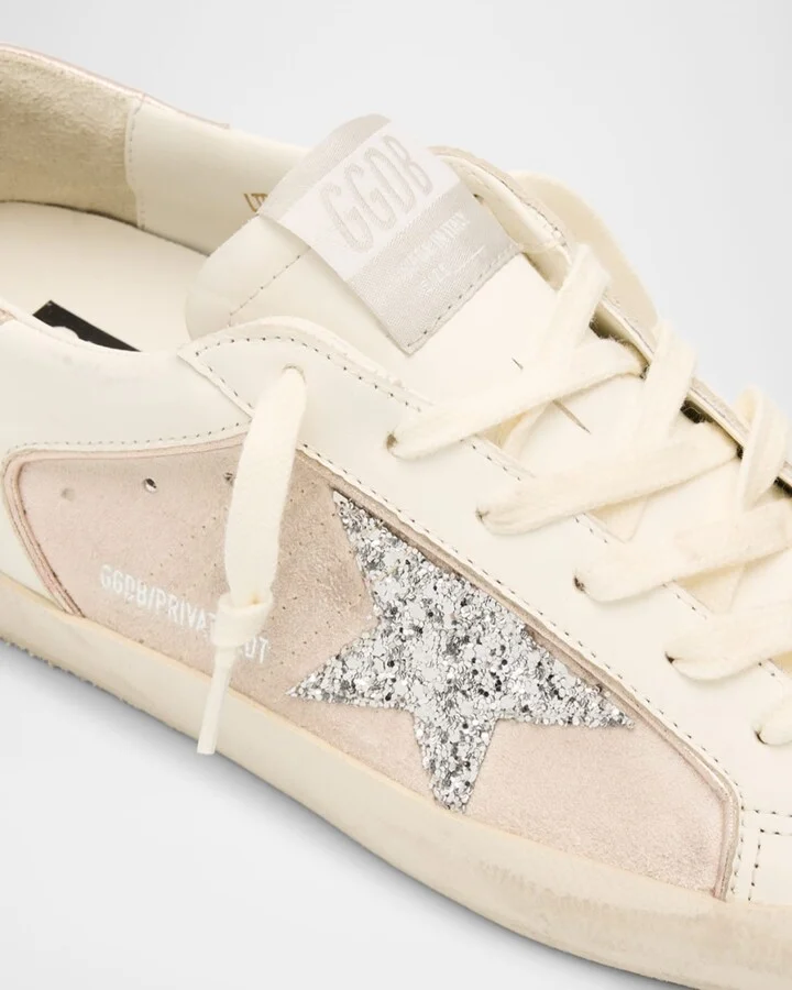 Super Star Glitter-Star Low-Top Sneakers - Image 3