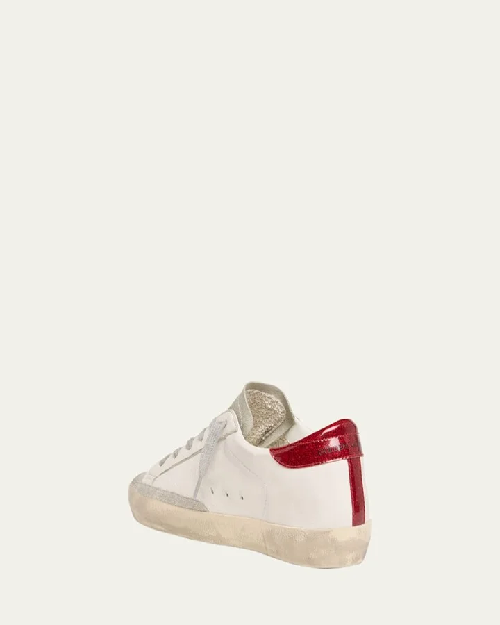 Super Star Glitter Suede Low-Top Sneakers - Image 4