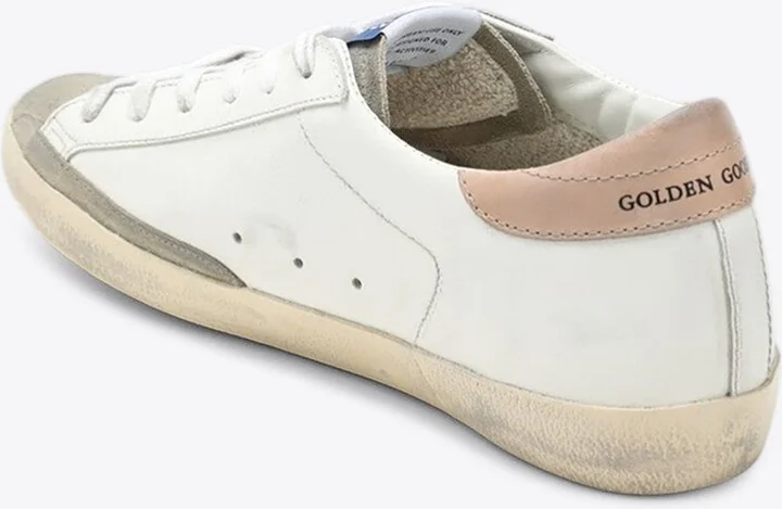 Super-Star Leather Sneakers with Glittered Star - Image 2