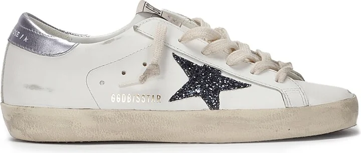 Super Star Leather Upper And Toe Glitter Star Lami