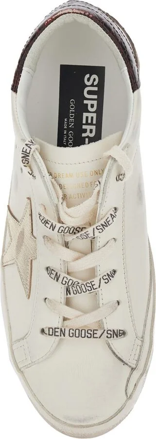Super Star Leather Upper And Toe Laminated Star Cocco Print Heel And Spur - Image 4