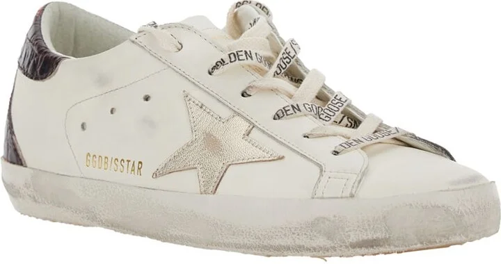 Super Star Leather Upper And Toe Laminated Star Cocco Print Heel And Spur - Image 2