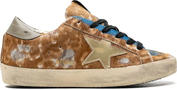 Super-Star "Leo Hazelnut/Light Grey/Gold/Grey/Blue" sneakers